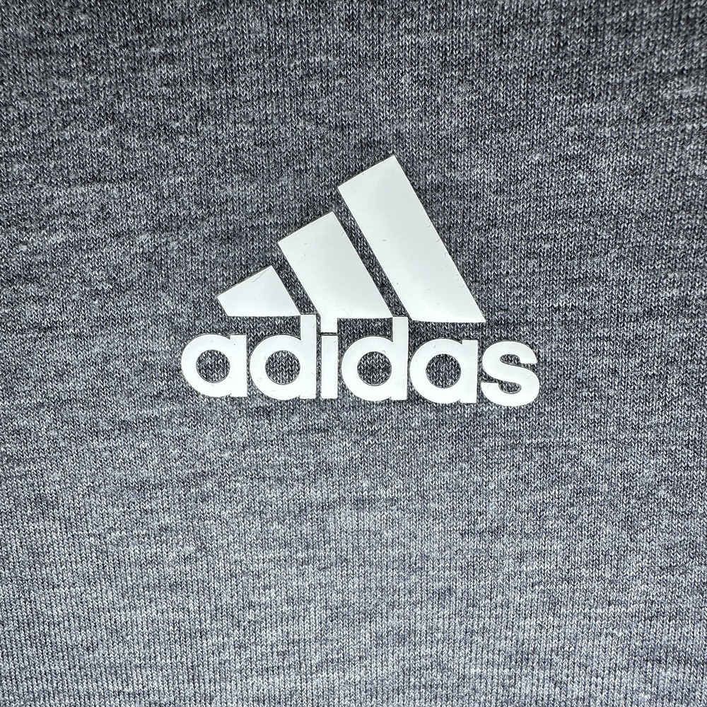 Adidas Men's Basic Tee - Primegreen Aeroready Charcoal Dark Gray XL - Picture 2 of 8